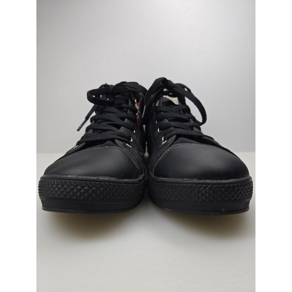 Halloween Horror Movie Legends Black Canvas High Top Sneakers Freddy Jason M7 W9 - Picture 10 of 12